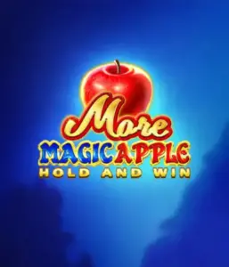 Step into the enchanting world of More Magic Apple Hold and Win Slot by 3 Oaks Gaming, featuring a glistening red apple against a deep blue background. This image conveys the enchanting theme with a touch of mystery. Ideal for those enchanted by fairy-tale slots, the vibrant colors and enticing design ensure it captures attention. 