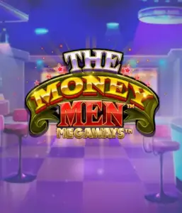 Immerse yourself the exciting world of The Money Men Megaways slot by Pragmatic Play, showcasing a striking logo with glittering stars set against a lavish casino backdrop. This image portrays the energy and allure of casino gaming with its eye-catching design and colorful ambiance. Perfect for casino enthusiasts looking for a taste of Vegas. 