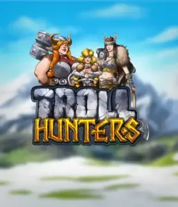 Immerse yourself in "Troll Hunters," where bold Viking warriors prepare to take on their foes. The logo features a pair of Vikings, male and female, armed and ready, set against a chilly landscape. They radiate strength and courage, reflecting the essence of the game's adventurous theme.